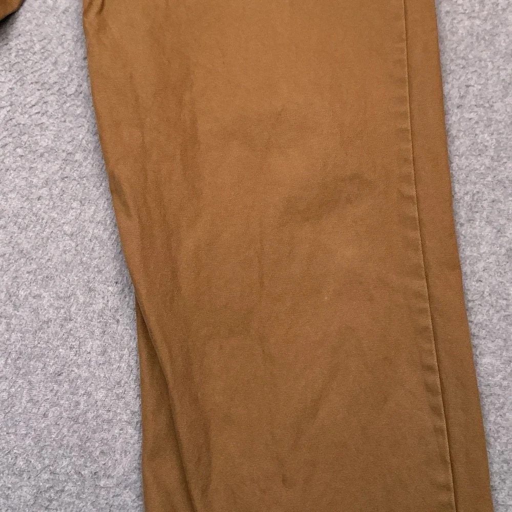 American Eagle Chino Pants Mens 30x30* Brown Original Straight 100% Cotton‎ Golf